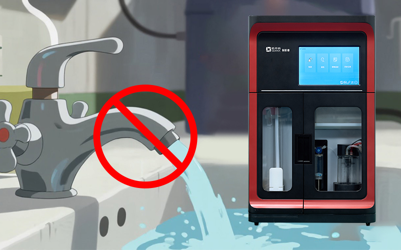 傳統(tǒng)凱氏定氮儀依賴玻璃冷凝器，必須外接自來水冷卻，不僅消耗大量水資源，還受水壓、水溫影響，成為實驗室效率與成本控制的“隱形障礙”。而免水全自動凱氏定氮儀的出現(xiàn)，正是為解決這一痛點而來。